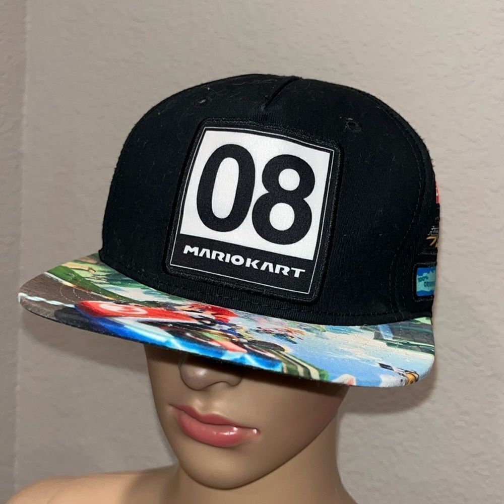 Nintendo MarioKart8 snap back cap